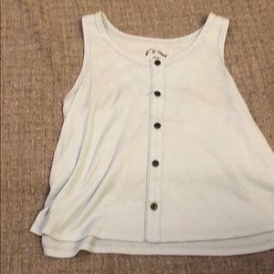 Baby blue tank top!